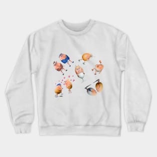 Miming Eggs Union Crewneck Sweatshirt